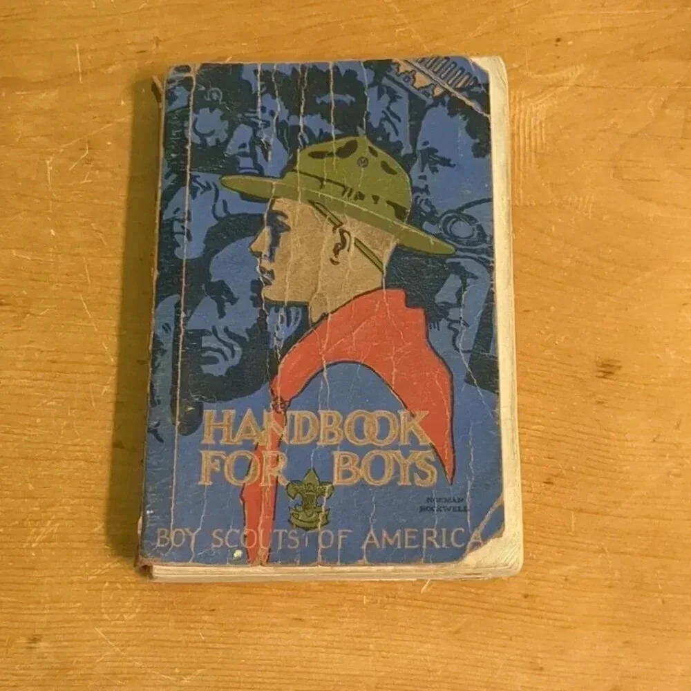Handbook for Boys, Boy Scouts of America (cover art by Norman Rockwell)